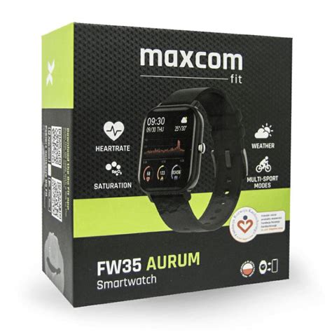 Maxcom Fit Fw Aurum Vibrating Smartwatch Choice Of Colours