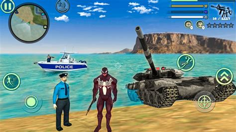 Venom Spider Rope Hero Vice Town Crime Simulator Fun At Ny City