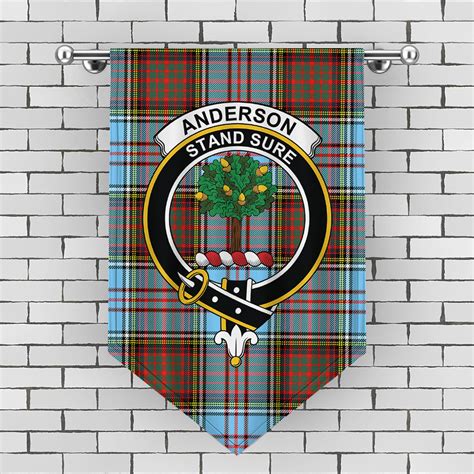 Anderson Ancient Tartan Classic Crest Gonfalon | Celticprime.com ...