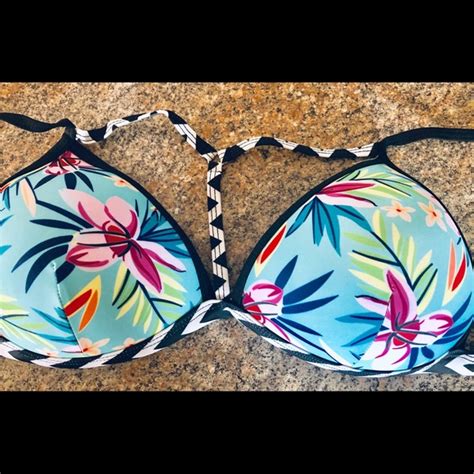 Swim Pushup Colorful Bikini Top Brand New With Tag Poshmark
