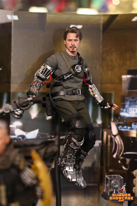 Tony Stark Mech Test Version Iron Man Scale Figure Hot Toys Hi Def Ninja Pop