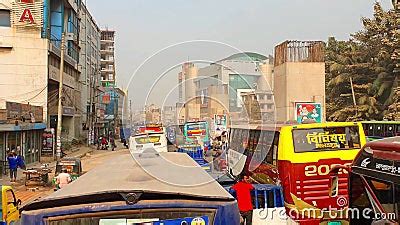 Dhaka Bangladesh 12 23 2020 Dhaka Traffic Jam Due To The Construction