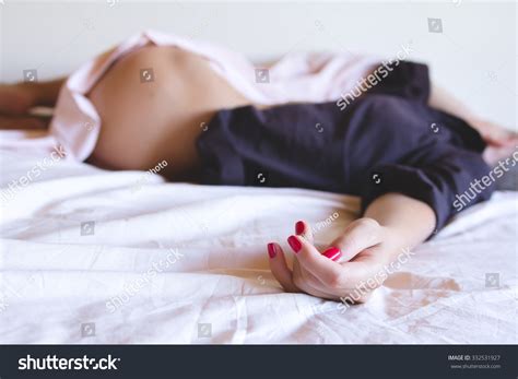 Sexy Nude Blonde Woman Lying Bed Stock Photo 332531927 Shutterstock
