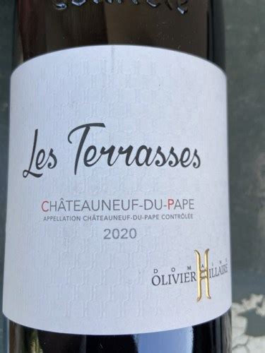 2020 Domaine Olivier Hillaire Les Terrasses Châteauneuf du Pape Vivino US