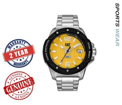 Caterpillar CAT Shockmaster Men S Watch Yellow SKU SJ 141 11 731