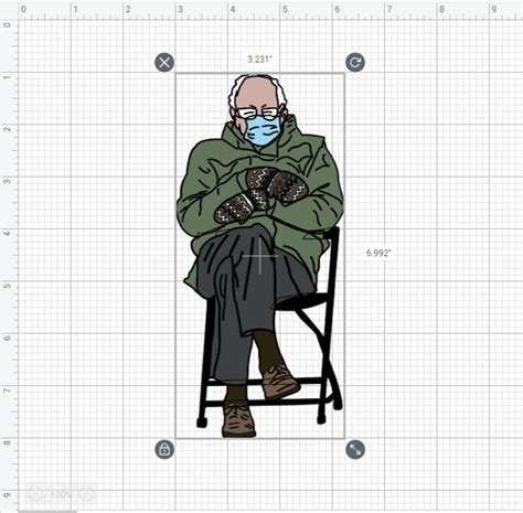 Bernie Sanders Sitting on Chair Svg Bernie Sanders Svg | Etsy