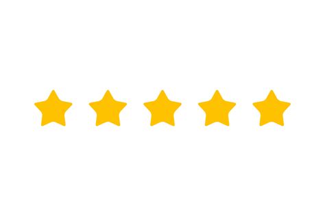 5 Star Rating Review Star Png Transparent 9663927 PNG