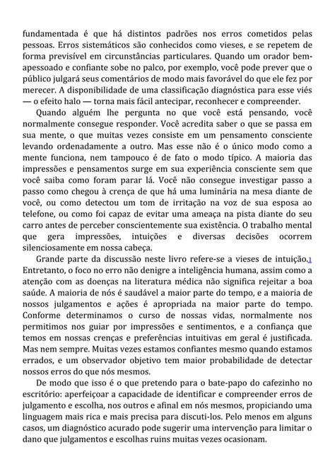 Rápido e Devagar Duas Formas de Pensar Daniel Kahneman pdf