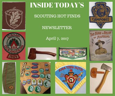 Scout Patch Collectors Friday Scouting Hot Finds Newsletter April
