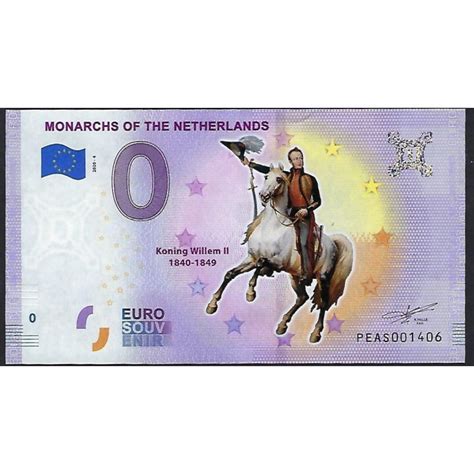 Euro Biljet Nederland Monarchs Of The Netherlands Koning