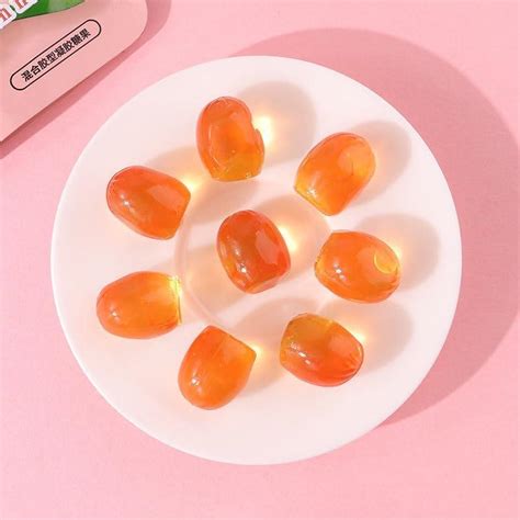 Mango Soft Candy 62g Bag White Peach Peelable Candy Peeling Fruit Juice