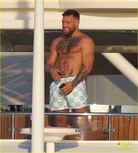 Conor McGregor Rubs Lemon Juice All Over Himself During A Yacht Day In