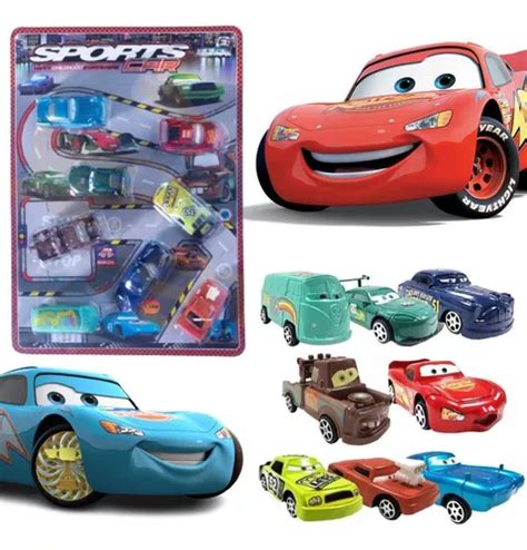 Carros De Brinquedo Unidades Rel Mpago Mcqueen E Amigos Mercadolivre