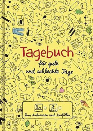 Tagebuch zum Ankreuzen Geschenk für Kinder Schreibmuffel