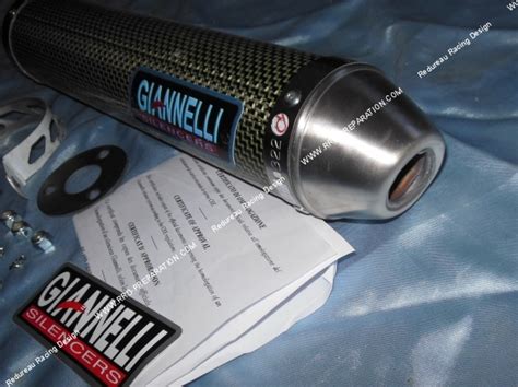 Exhaust Silencer Only GIANNELLI Kevlar Aluminum Or Carbon For APRILIA