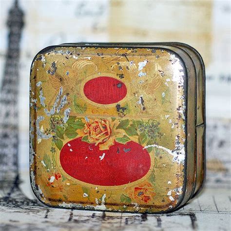 Vintage Metal Box From An Estate Sale Old Box Home By Coolvintage Old