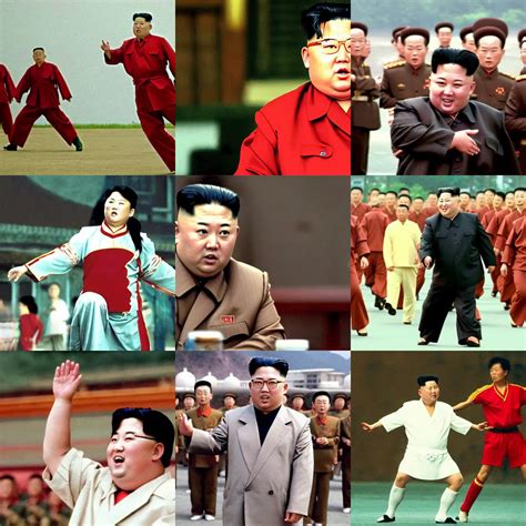 Movie Still Of Kim Jong Un In Shaolin Soccer Stable Diffusion Openart