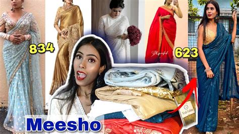 Meesho Saree Haul Meesho Festive Saree Haul Meesho Saree Haul Under