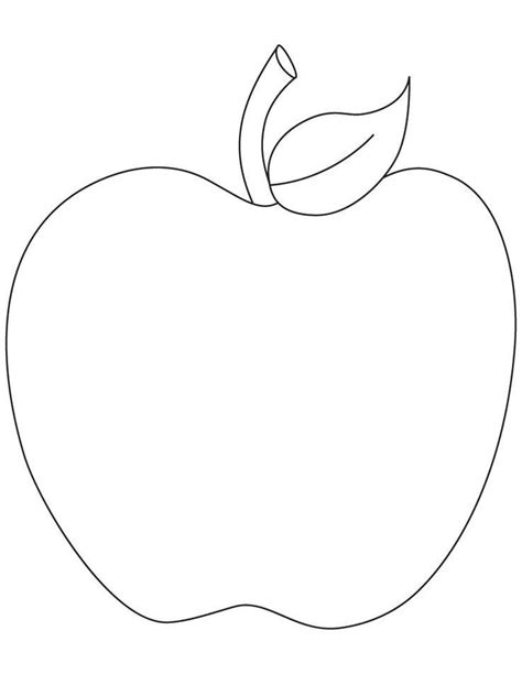 Dibujos De Figuras Manzana Para Colorear Vsun