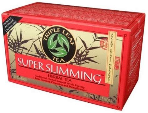 Cool Weight Triple Leaf Teas Super Slimming Herbal Tea Bags