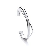 Sterling Silver Contrast Kiss Bangle Cavendish French