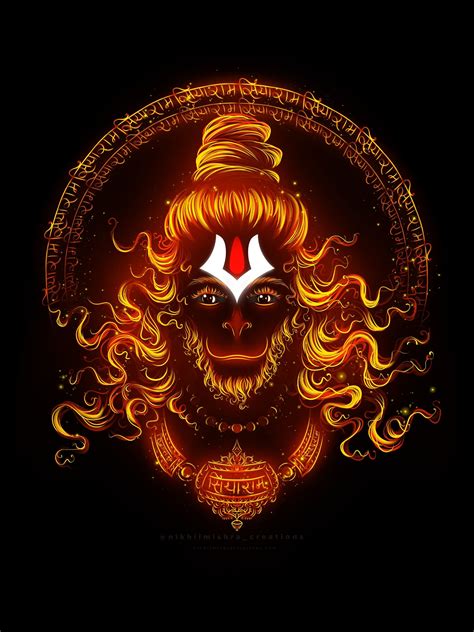 hanuman ji digital art nikhil mishra artofit