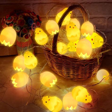 Ostern Lichterketten M Schnurlicht F R Ostern Led Osterei Licht