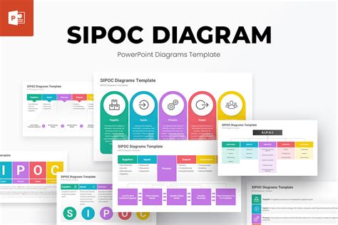 Sipoc Diagrams PowerPoint Template | Nulivo Market