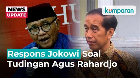 Respons Jokowi Tanggapi Tudingan Panggil Agus Rahardjo Soal Setya