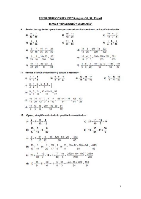 Pdf 2º Eso Ejercicios Resueltos Páginas 35 37 43 €¦ · 2º Eso Ejercicios Resueltos