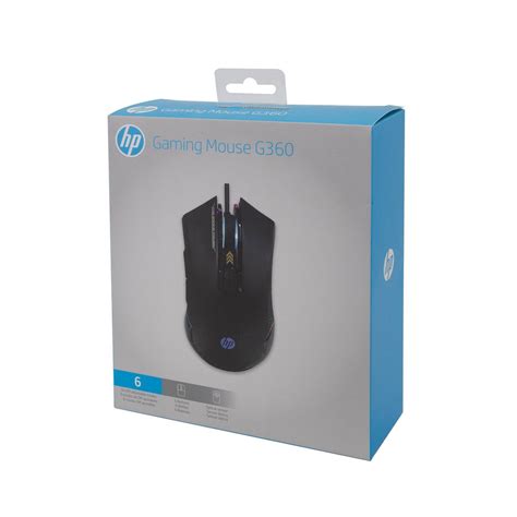 Mouse Gamer Hp G360 7000 Dpi Negro Progaming