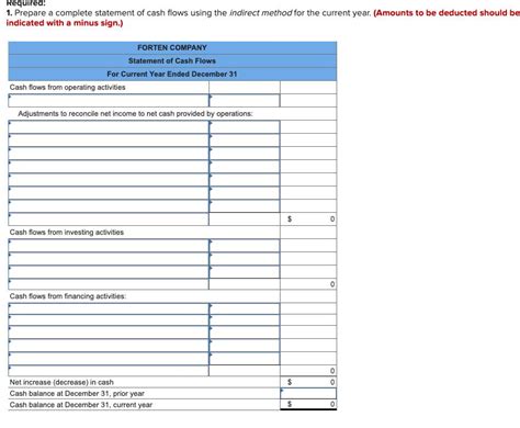 Solved Forten Companys Current Year Income Stat Solutioninn