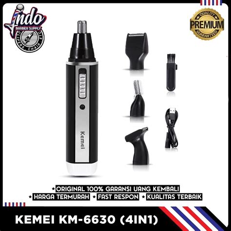 Jual Kemei Alat Cukur Elektrik In Nose Ear Eyebrow Trimmer Km