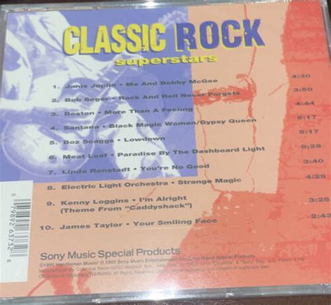 Classic Rock Superstarsrarecdvarious Artistsnew Sealed