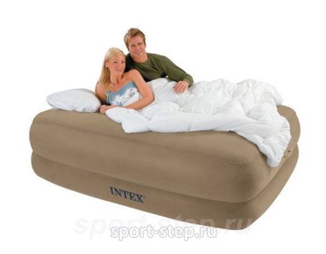 Двуспальная надувная кровать Intex Foam Top Bed Queen 67956 с ...