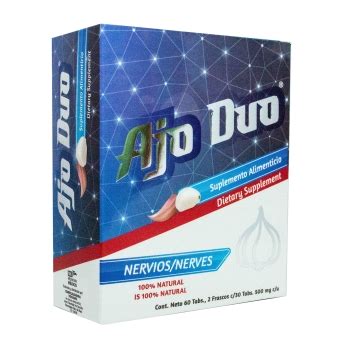 Ajo Duo Nervios Nica Laya Productos Naturistas