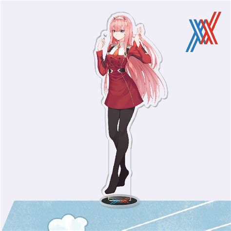 Акриловая Фигурка Аниме Светильник 02 Зеро Ту / Zero Two Darling in the ...