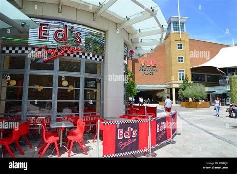 Ed's Diner, Festival Place Shopping Centre, Basingstoke, Hampshire Stock Photo, Royalty Free ...