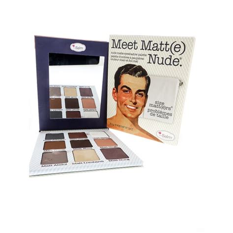 The Balm Meet Matte Nude Size Matters Buyin Pk