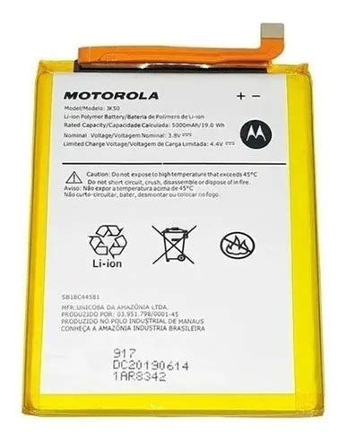 Bateria Moto G7 Power Jk50 Original Nova Garanti Parcelamento Sem