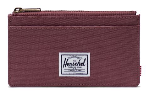 Herschel Card Case Oscar Ii Rfid Wallet Rose Brown Buy Bags Purses