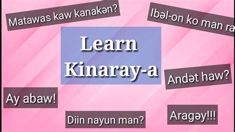 Going To The Market In Kinaray A Learn Kinaray A Kinaray A Language