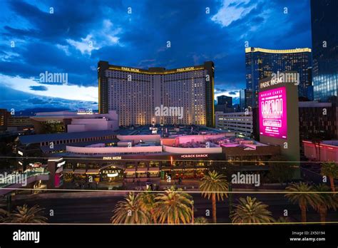 Las Vegas strip cityscape at dusk stormy skies - - Las Vegas, Nevada ...
