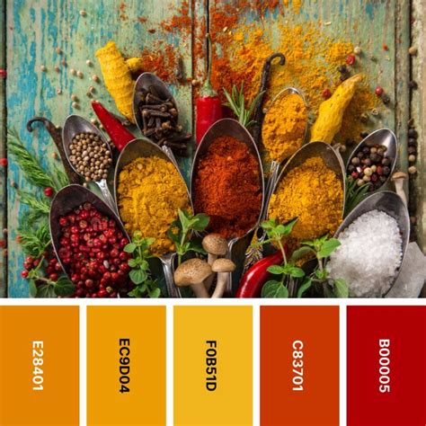 31 Food Color Palettes for Appetizing Designs | Color Meanings