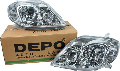 Lampa przednia Depo Reflektory Lampy Toyota Corolla E12 02 Typ Farba ...