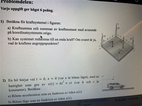 Moment (Fysik/Universitet) – Pluggakuten