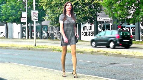 Crossdressing In Public Sissy In Short Skirt Outside Shemale Ladyboy Ladyboy Porn Xhamster
