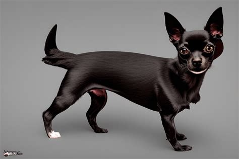 Black Chihuahua Graphic Creative Fabrica