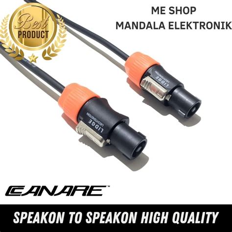 Jual Kabel Speaker Audio Jack Speakon To Speakon Kabel Canare L T S