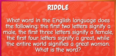 Long riddles for adults